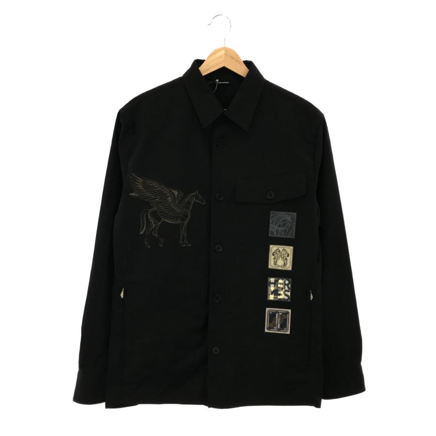HERMES エルメス 長袖シャツ メンズシャツ「Icones au Carre 