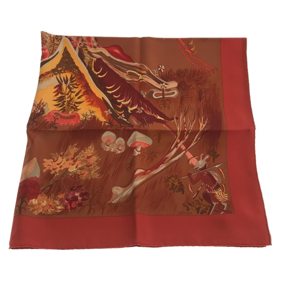 HERMES エルメス スカーフ スカーフ レッド系 シルク 中古 レディース 