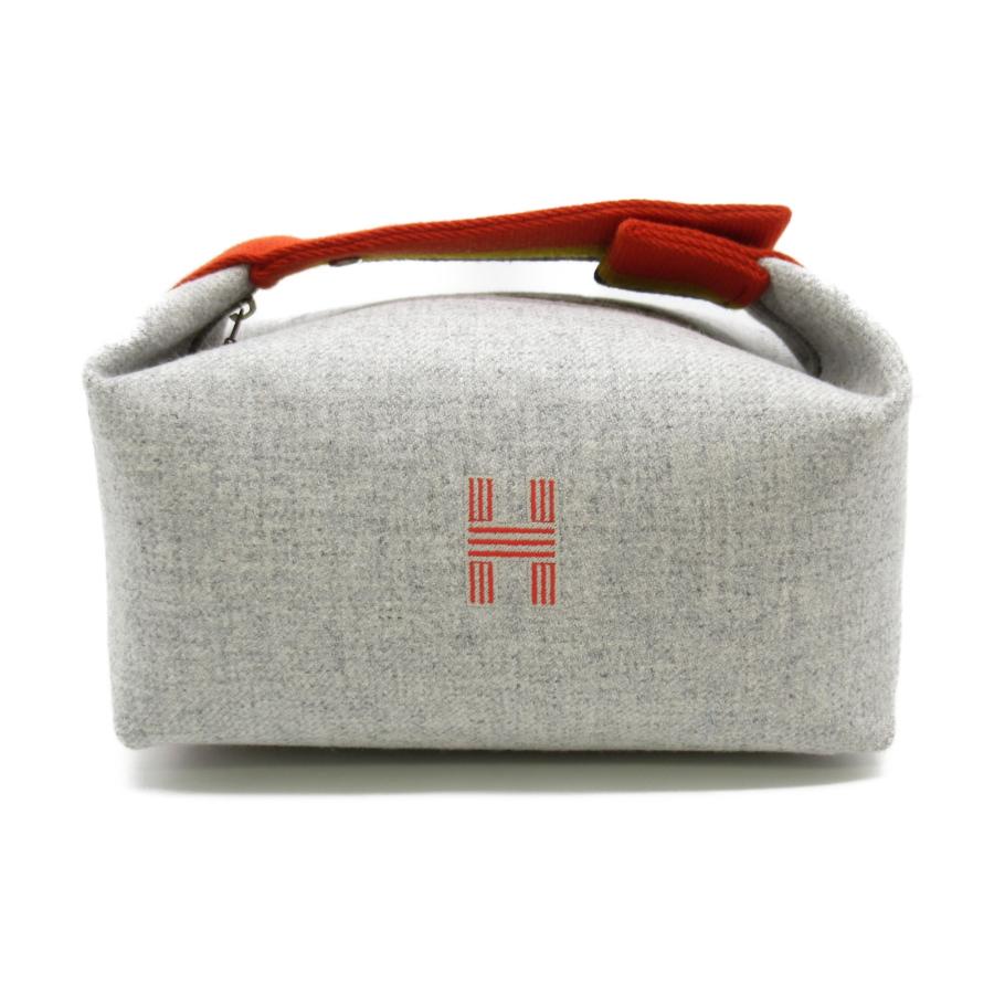 HERMES エルメス ポーチ ポーチ ブリッドアブラック PM グレー系 