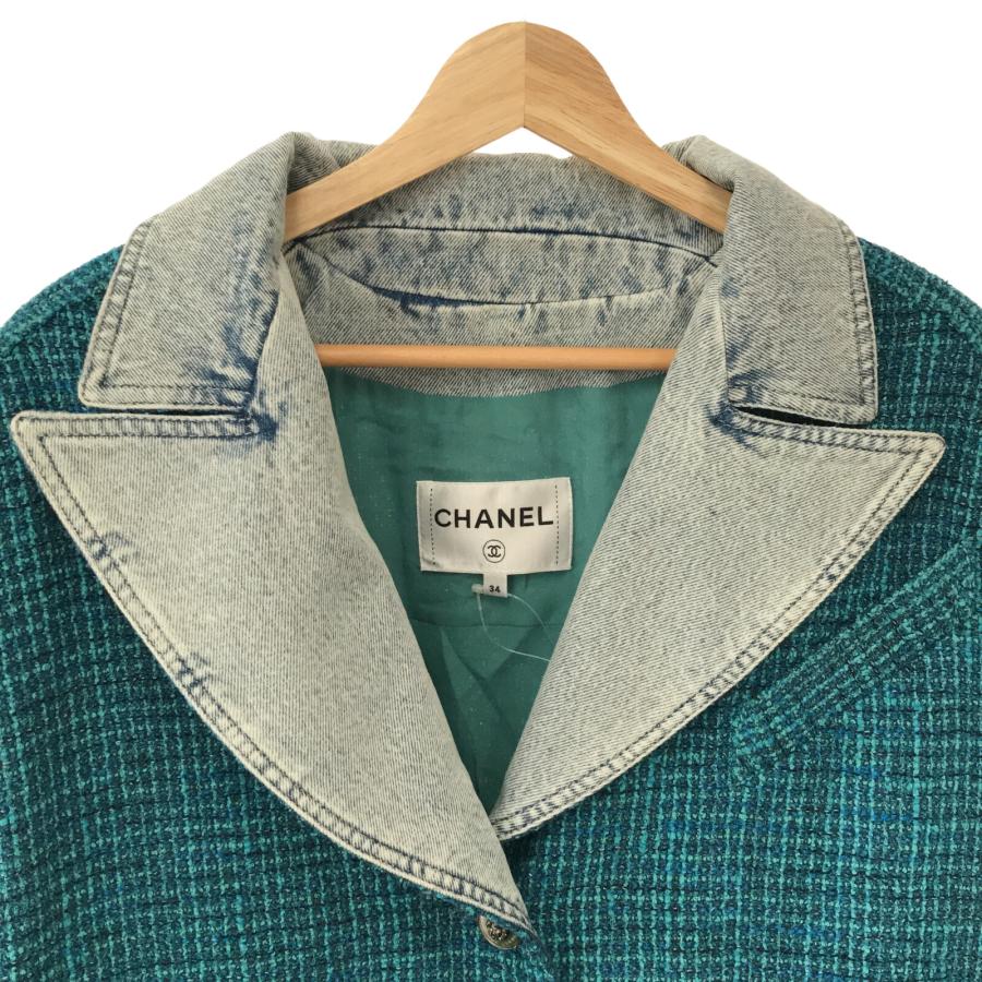CHANEL シャネル デニムジャケット デニム/ツイードジャケット CHANEL シャネル デニムジャケット デニム/ツイードジャケット