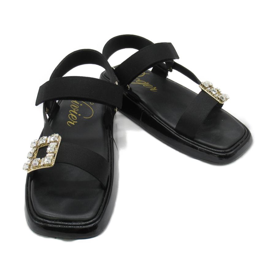 ロジェ ヴィヴィエ サンダル ブランドオフ Roger Vivier キャンバス  