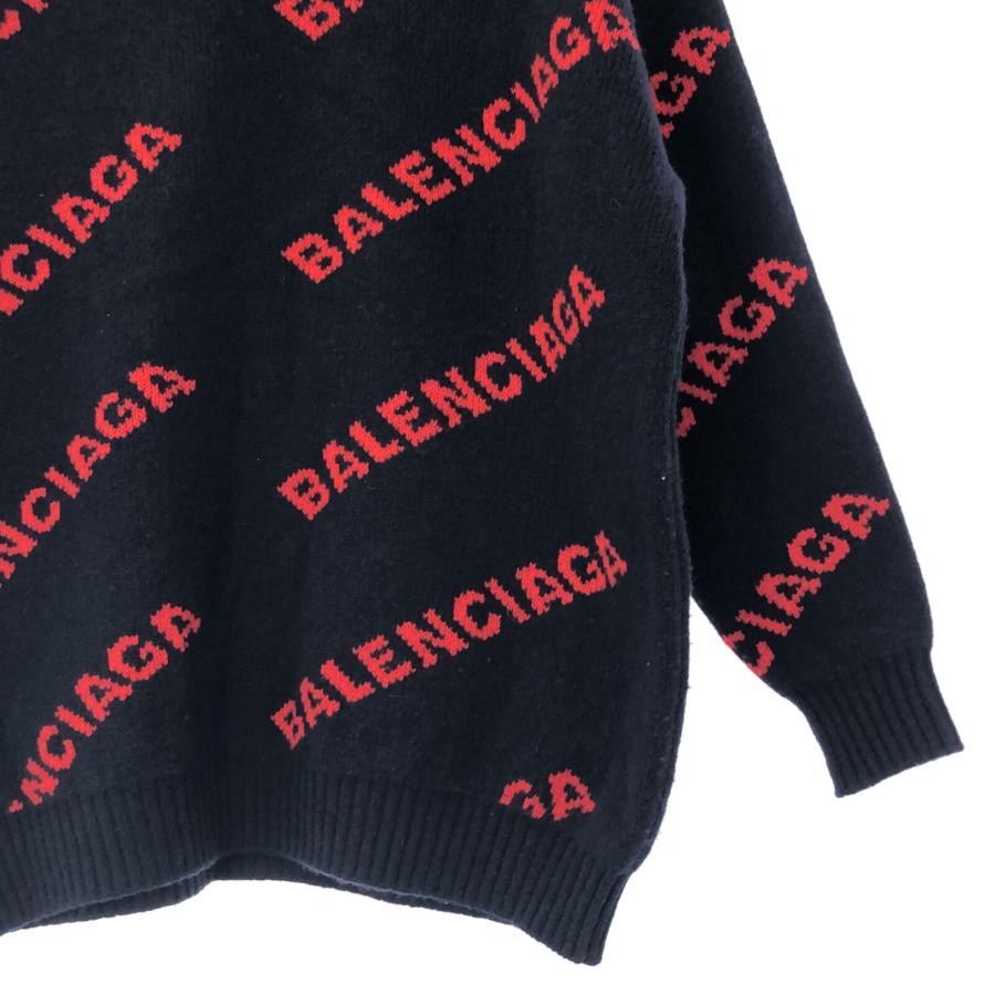 BALENCIAGA バレンシアガ セーター ネイビー系 ウール 中古 メンズ 