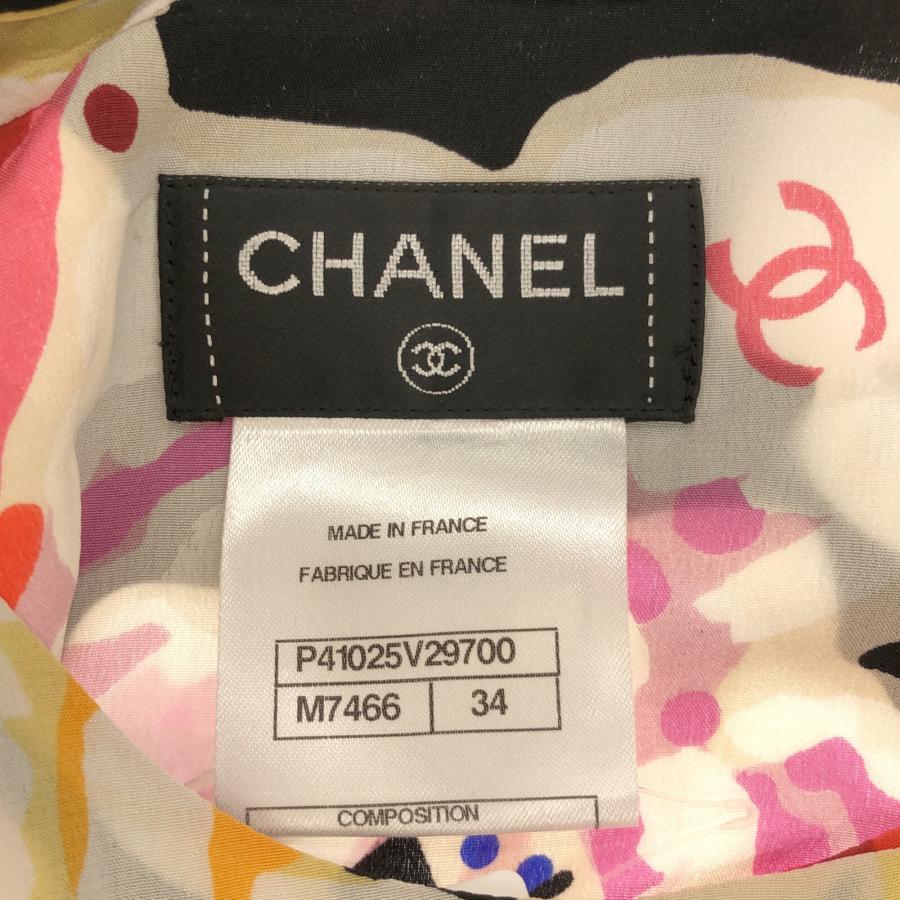 CHANEL シャネル ブラウス ブラック系 シルク 中古 レディース CHANEL シャネル ブラウス ブラック系 シルク 中古 レディース