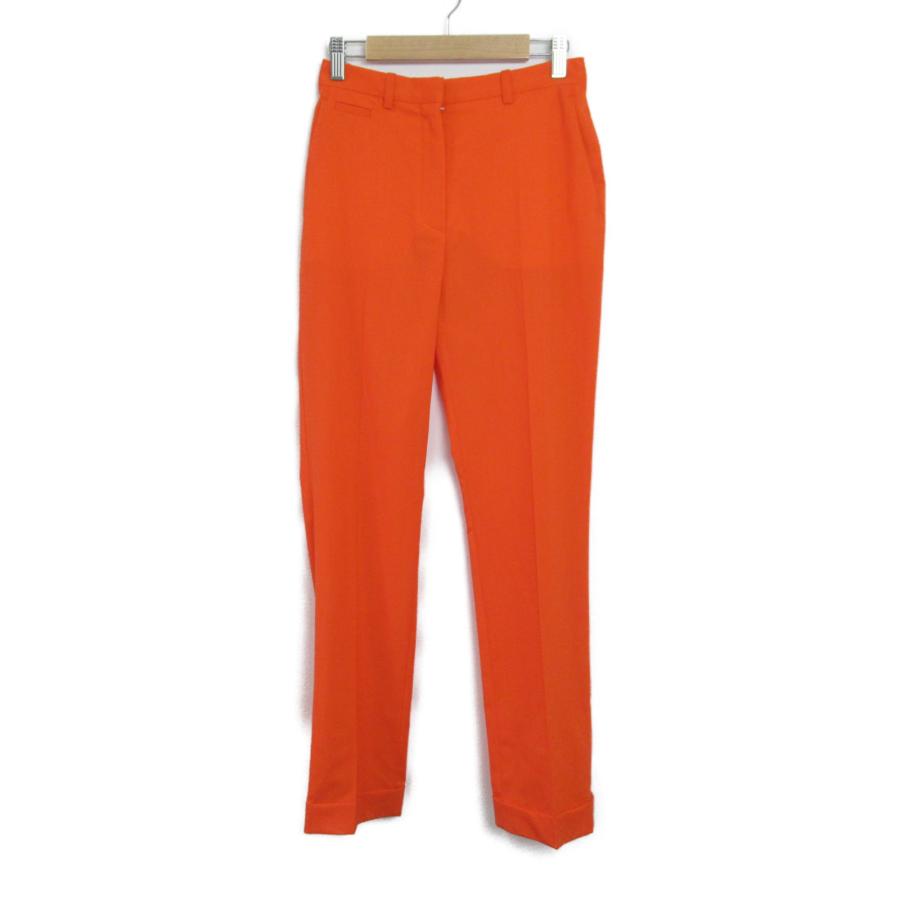 HERMES エルメス パンツ オレンジ系 ウール 中古 レディース HERMES エルメス パンツ オレンジ系 ウール 中古 レディース