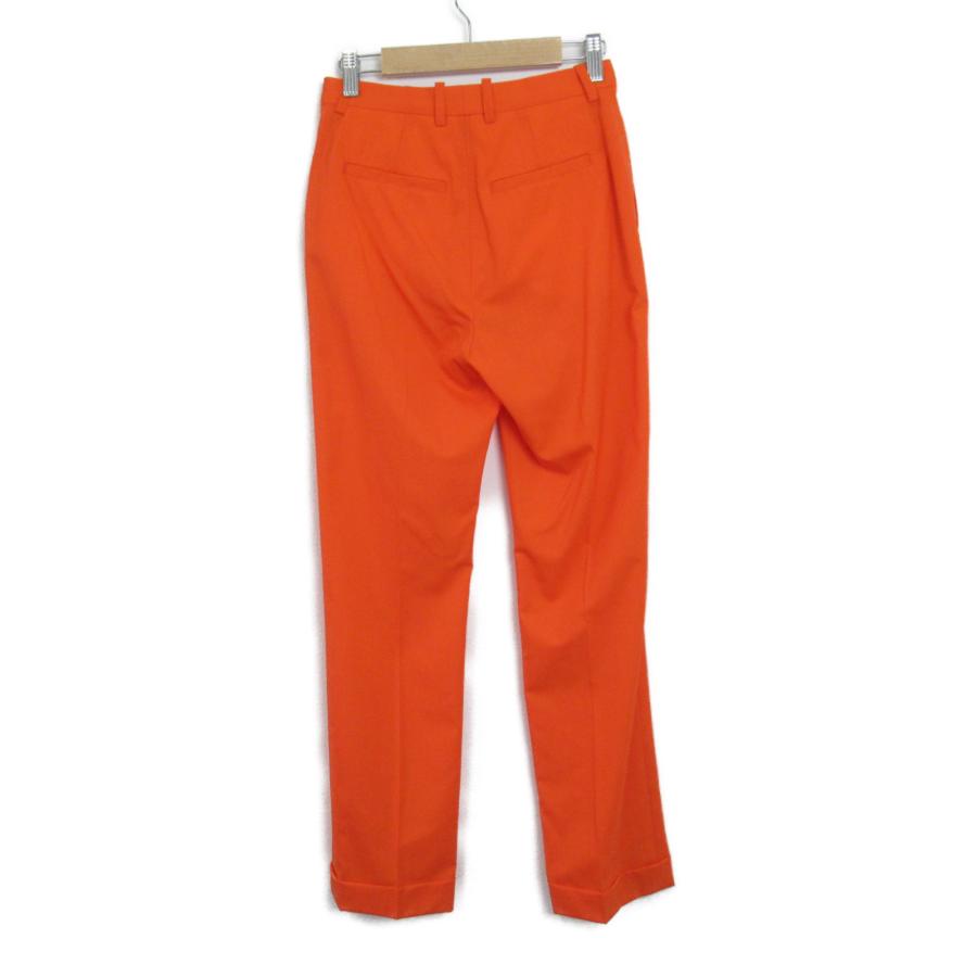 HERMES エルメス パンツ オレンジ系 ウール 中古 レディース HERMES エルメス パンツ オレンジ系 ウール 中古 レディース
