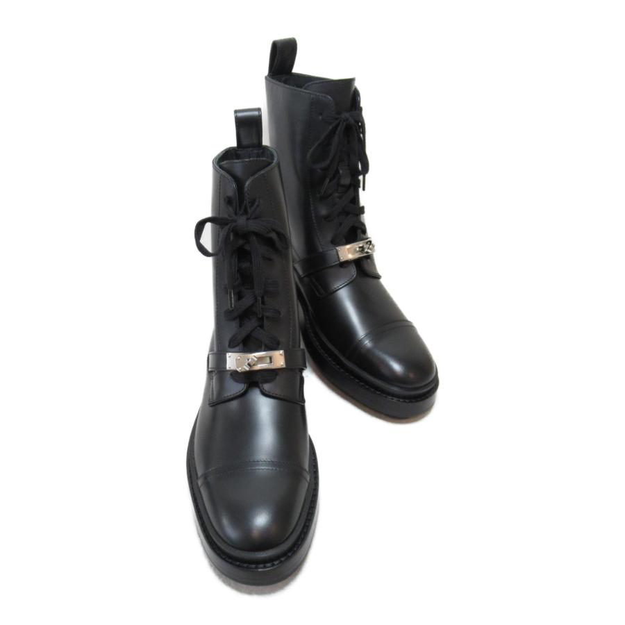 HERMES エルメス ブーツ ショートブーツ 《ファンク》23AW ブラック系 