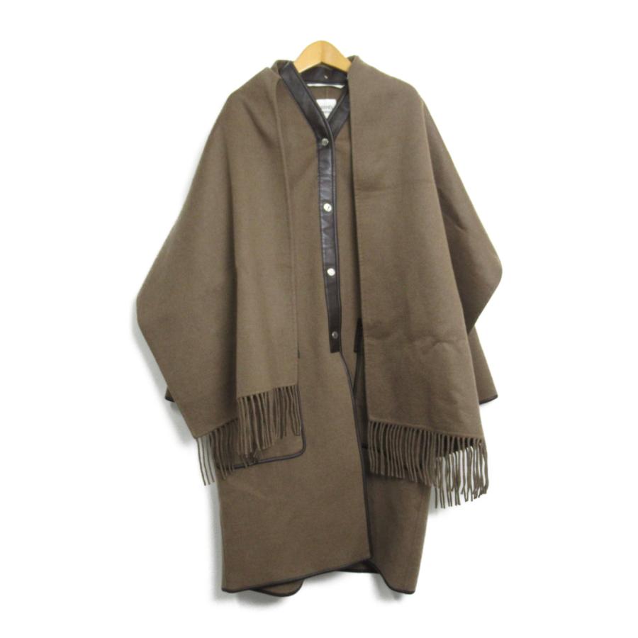 HERMES エルメス その他コート コート ブラウン系 カシミア 中古  