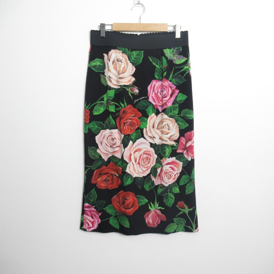 ドルチェアンドガッバーナ 花柄スカート ブランドオフ DOLCE & GABBANA 