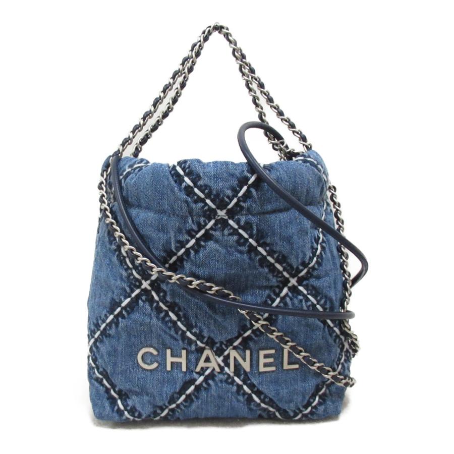 シャネル CHANEL22 ミハンドバッグ ブランドオフ CHANEL デニム 2way  