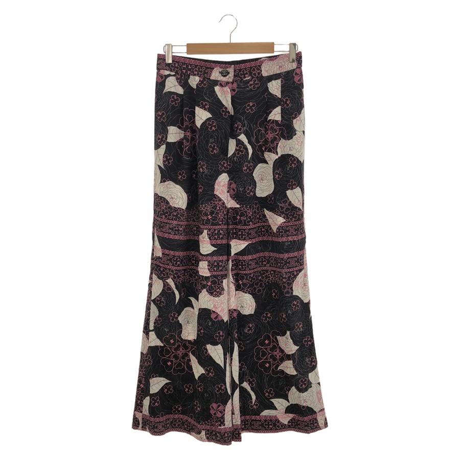 CHANEL シャネル パンツ ブランドオフ シルク 中古 レディース  