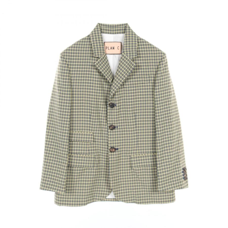 プランシー ブランドオフ PLAN C ウール テーラードジャケット 毛 中古  