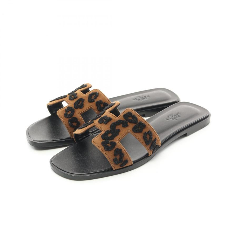 HERMES エルメス オラン ブランドオフ スウェード サンダル 中古  