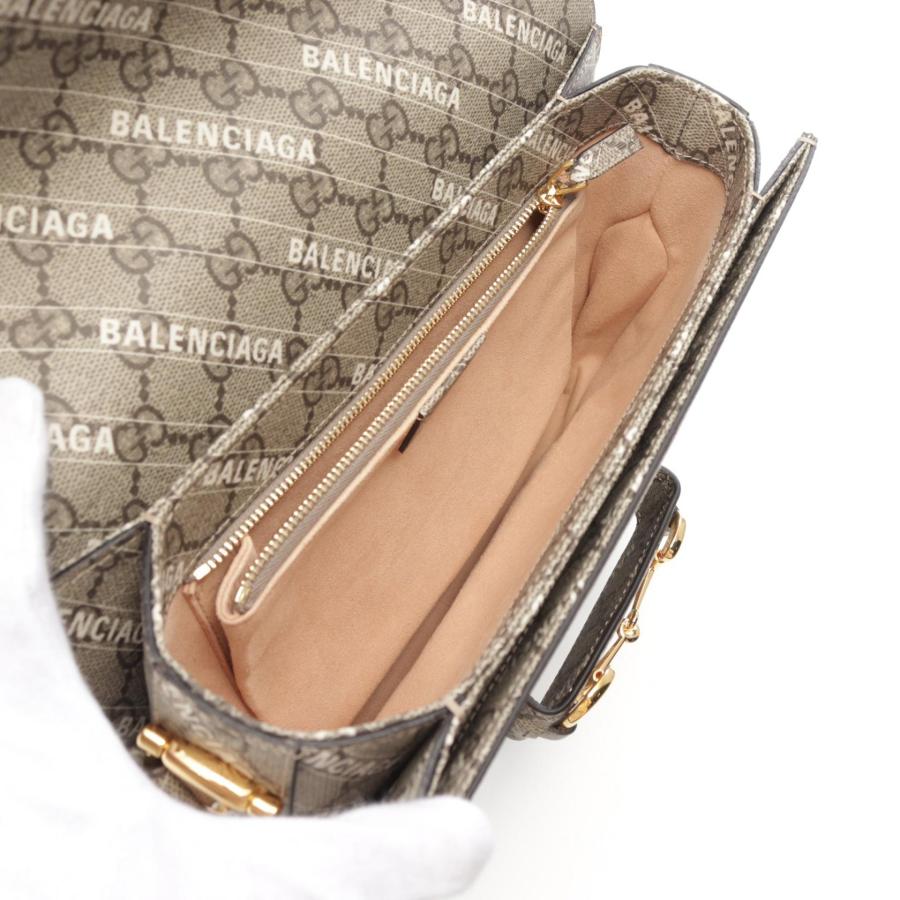 GUCCI グッチ × BALENCIAGA ホースビット 1955 ブランドオフ PVC GUCCI グッチ × BALENCIAGA ホースビット 1955 ブランドオフ PVC