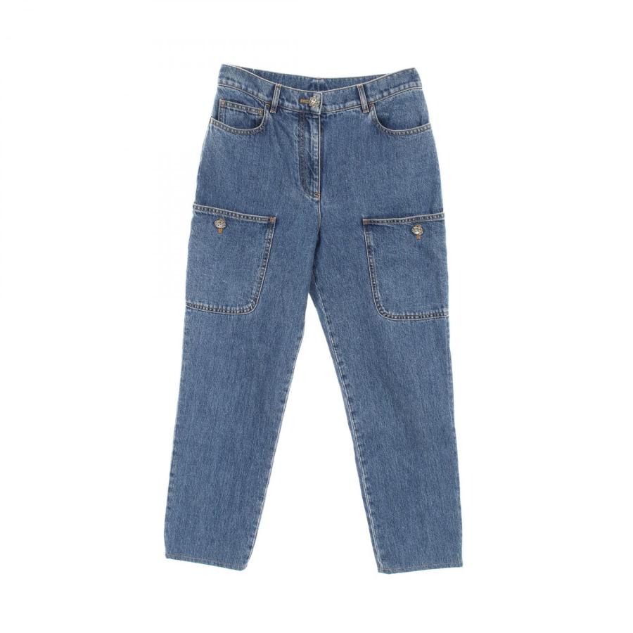 CHANEL（シャネル） ココマークボタン ブランドオフ コットン デニム  