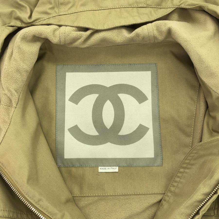シャネル 袖ロゴ ロングコート ブランドオフ CHANEL ポリエステル その他コート ポリエステル 中古 レディース_4