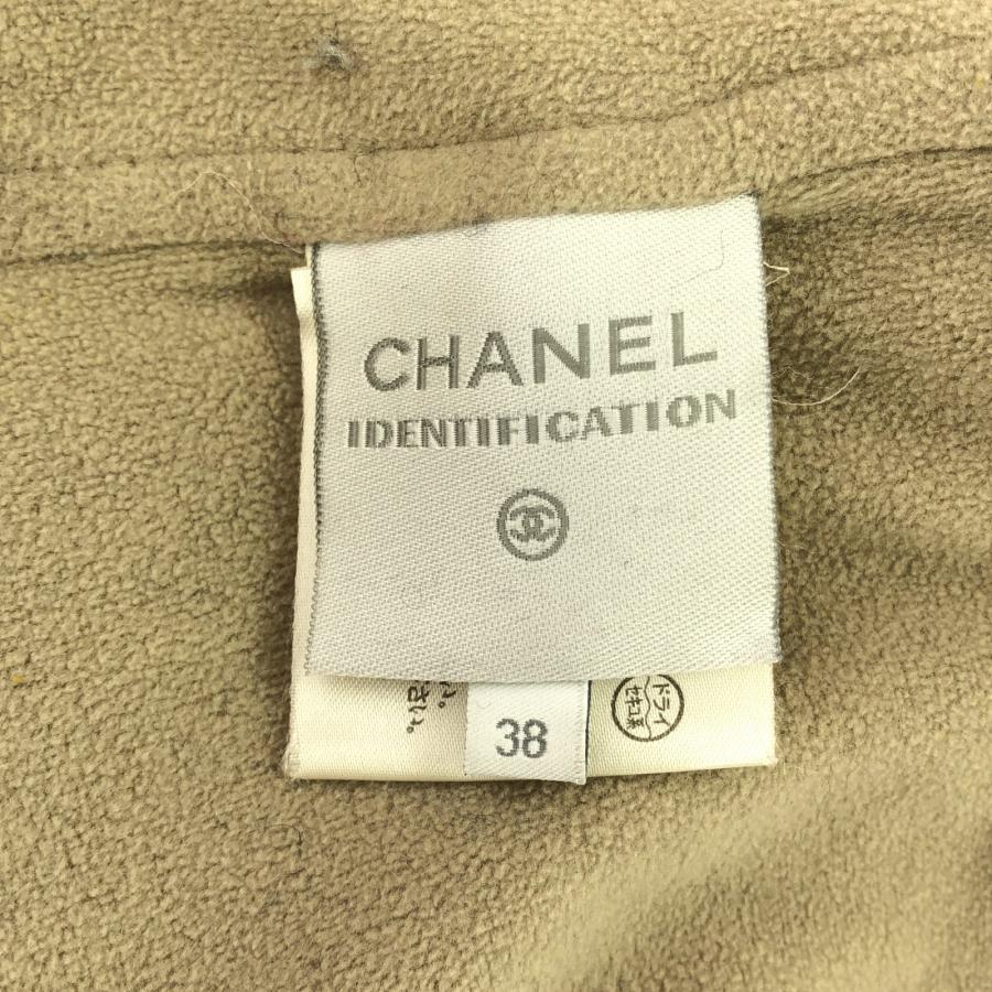 シャネル 袖ロゴ ロングコート ブランドオフ CHANEL ポリエステル その他コート ポリエステル 中古 レディース_5