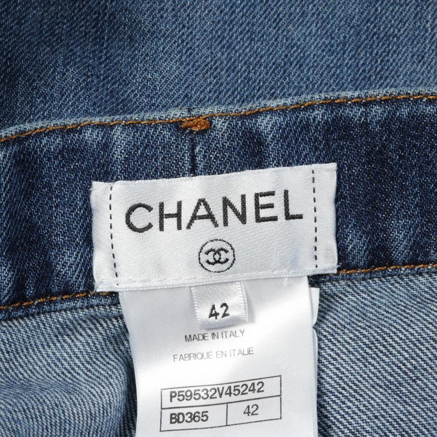 CHANEL（シャネル） ツイードトリム ブランドオフ コットン デニム
