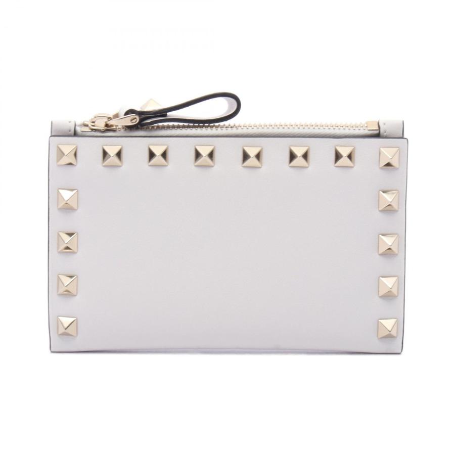 極美品✨ヴァレンティノガラヴァーニ ロックスタッズ 財布 レザー ボルドー 新紙幣発行の今が買い替え時！「ヴァレンティノ ガラヴァーニ