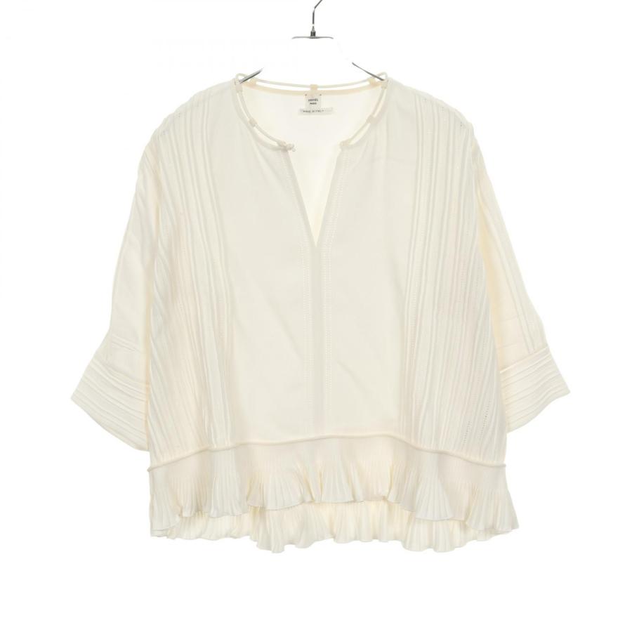 HERMES（エルメス） ブランドオフ シルク ブラウス 中古 レディース 