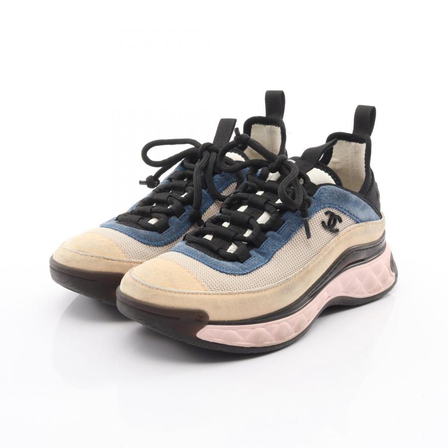 CHANEL（シャネル） ココマーク ブランドオフ スウェード スニーカー