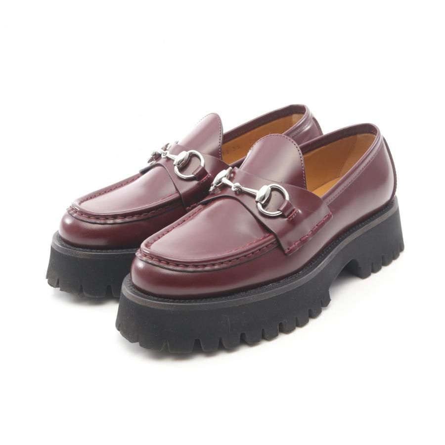 GUCCI（グッチ） ホースビット ブランドオフ レザー ローファー 中古