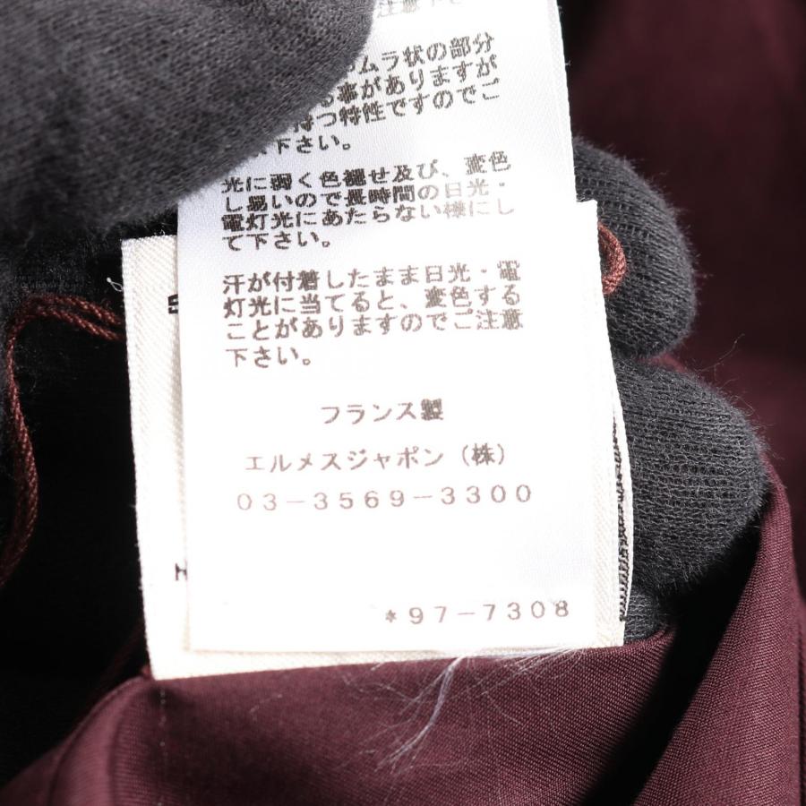 HERMES（エルメス） カレーシュ刺繍 ブランドオフ コットン ワンピース