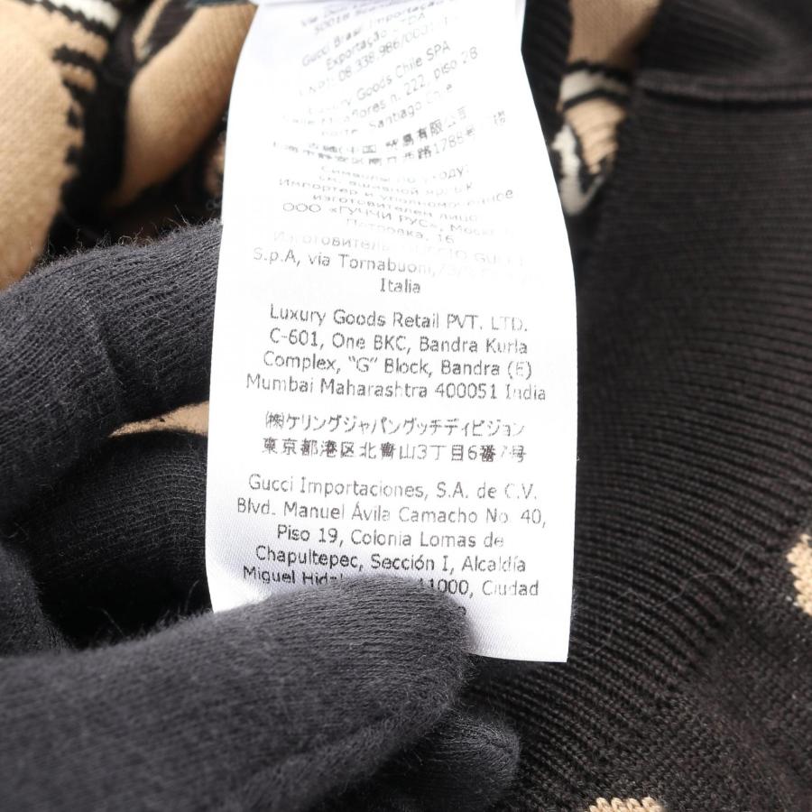 グッチ GUCCI インターロッキングG リバーシブル カーディガン 衣料品 トップス ウール レディース ブラウン系 / ベージュ系 678308 【中古】 brandoff_2104102458733