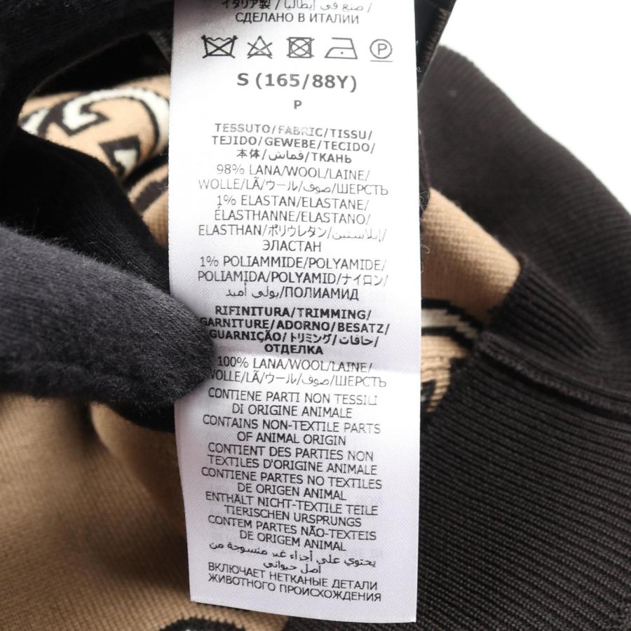 グッチ GUCCI インターロッキングG リバーシブル カーディガン 衣料品 トップス ウール レディース ブラウン系 / ベージュ系 678308 【中古】 GUCCI - グッチ GUCCI インターロッキングG リバーシブル カーディガン