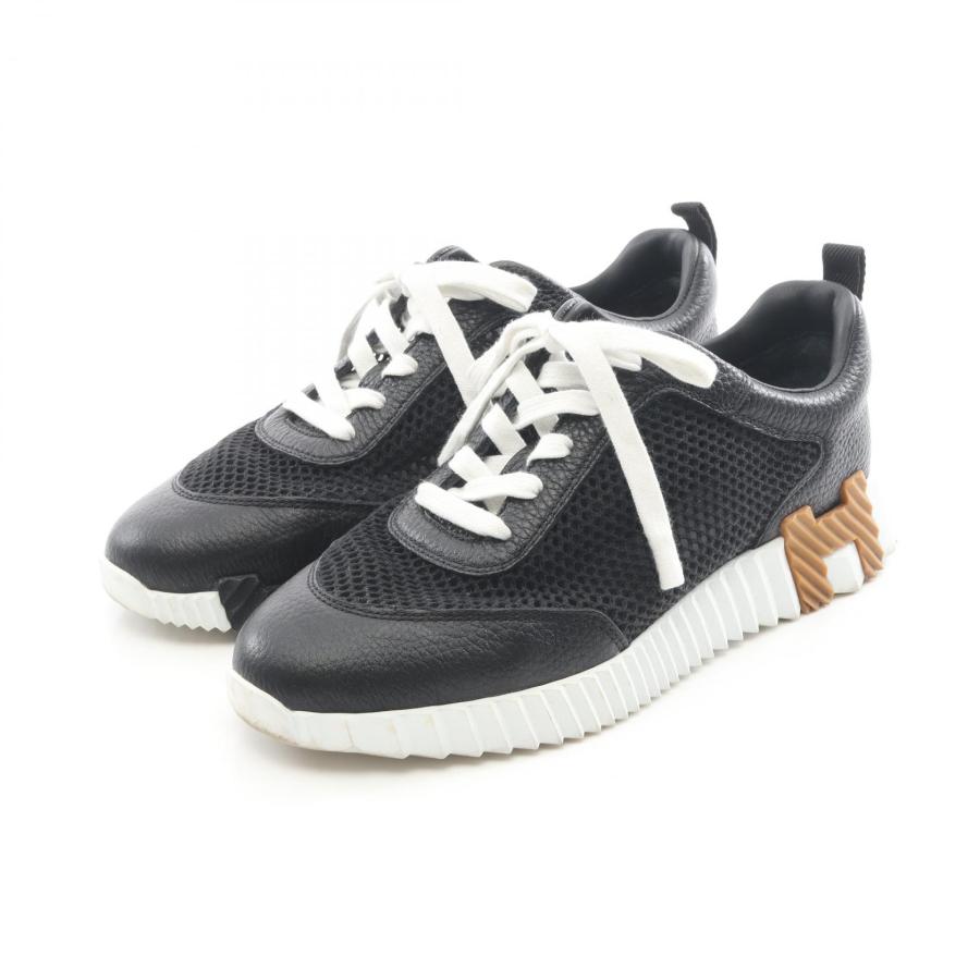 未使用 HERMES スニーカー バウンシング ブラック レザー HERMES（エルメス） ≪ 新品 ≫ バウンシング スニーカー オールレザー