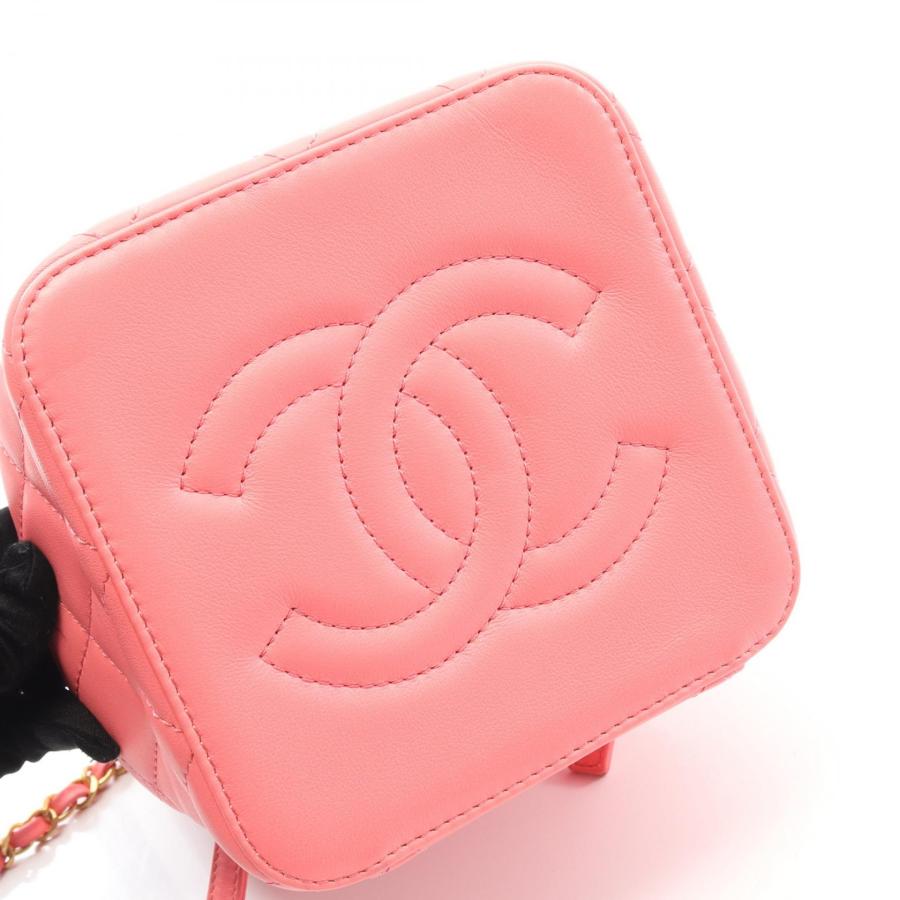 シャネル CHANEL ボーイシャネル マトラッセ ショルダーバッグ バッグ ラムスキン（羊革） レディース ピンク系 AS0130 【中古】 CHANEL - シャネル CHANEL ボーイシャネル マトラッセ ショルダー