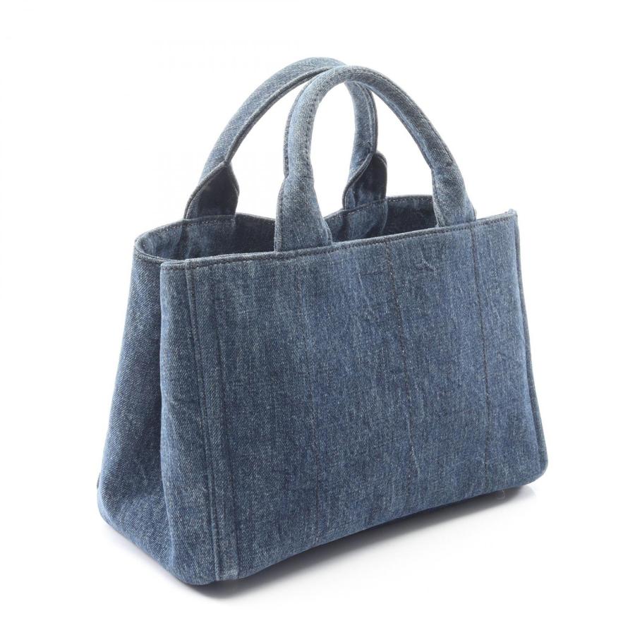 PRADA（プラダ） CANAPA カナパ ブランドオフ デニム トートバッグ