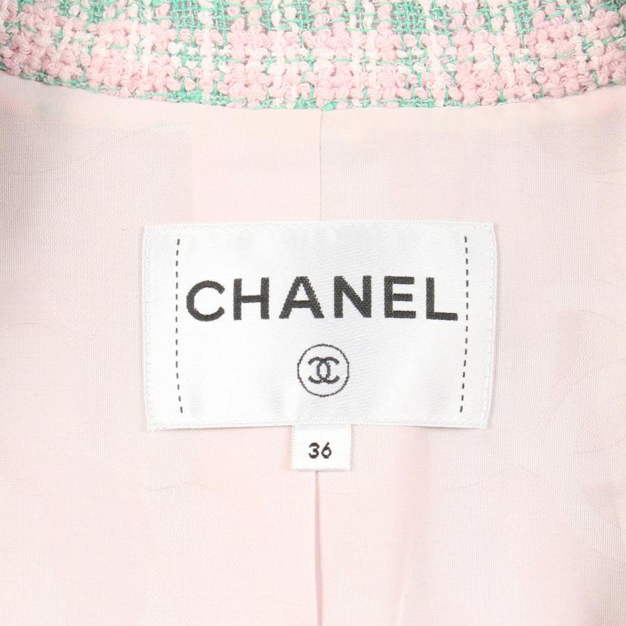 シャネル ココマークボタン ツイード ブランドオフ CHANEL その他 その他ジャケット 中古 レディースの画像