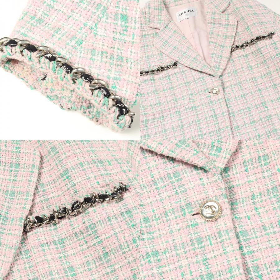 シャネル ココマークボタン ツイード ブランドオフ CHANEL その他 その他ジャケット 中古 レディースの画像