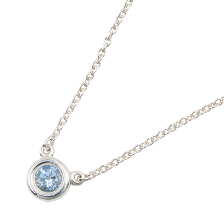 ティファニー バイザヤードネックレス　アクアマリン TIFFANY&Co.（ティファニー） バイザヤードネックレス アクアマリン