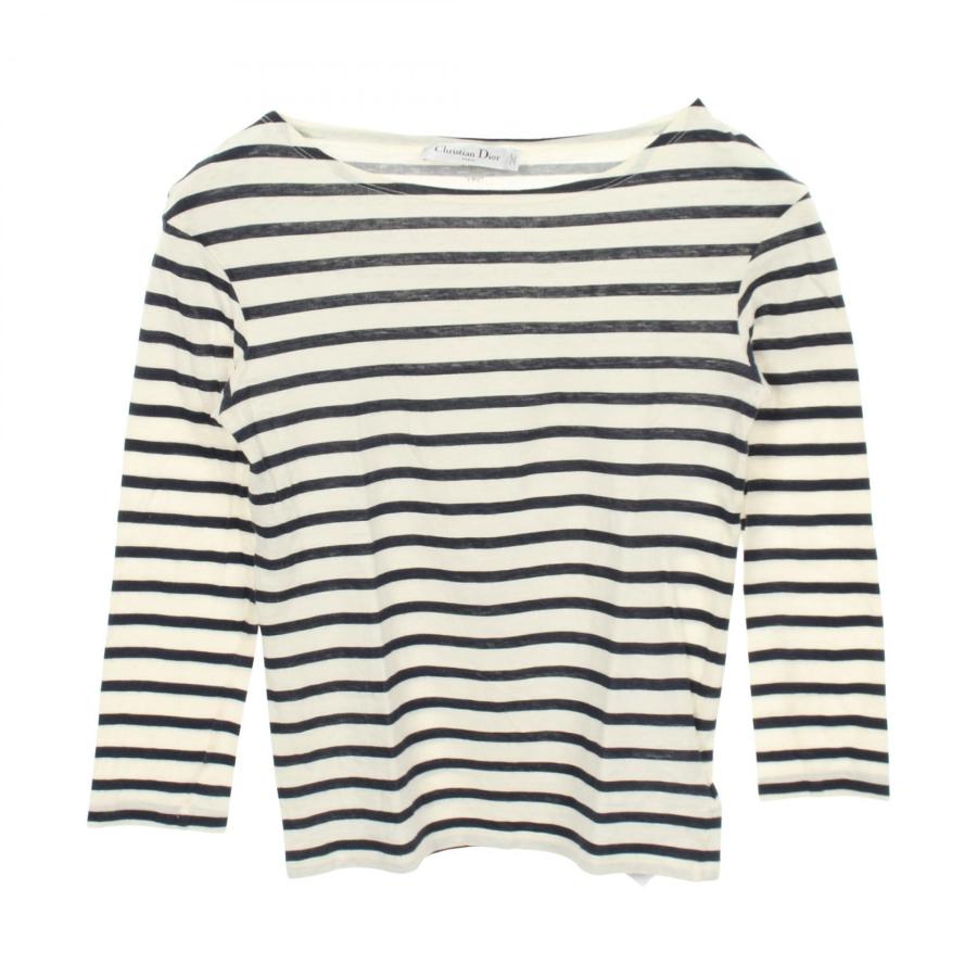 Christian Dior オフショルダー長袖Tシャツ 38 ディオール ブランドオフ Dior コットン 長袖Tシャツ 中古 レディース