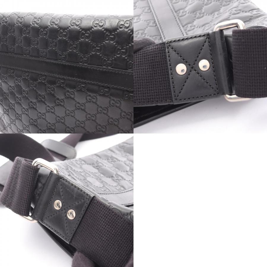 GUCCI（グッチ） グッチシマ ブランドオフ レザー ショルダーバッグ