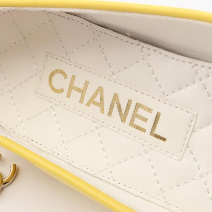 シャネル ココマーク ブランドオフ CHANEL レザー パンプス 中古 レディース