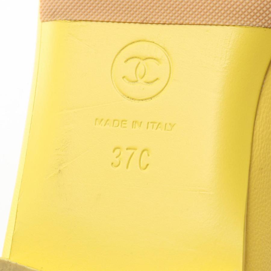 シャネル ココマーク ブランドオフ CHANEL レザー パンプス 中古 レディース