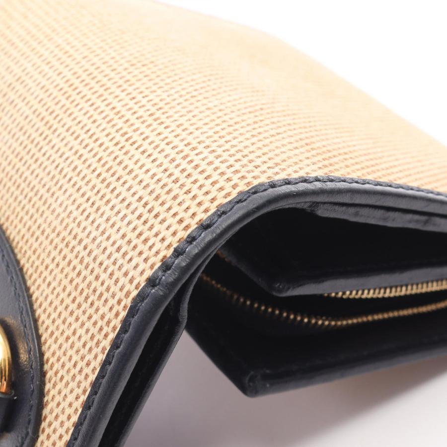 GUCCI（グッチ） ホースビット ブランドオフ キャンバス 二つ折り財布