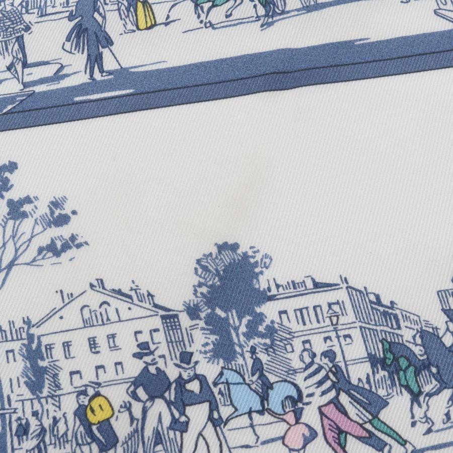 エルメス シルクスカーフ 70 パリ風景 HERMES（エルメス） カレ70 A L'OMBRE DES BOULEVARDS ブランドオフ