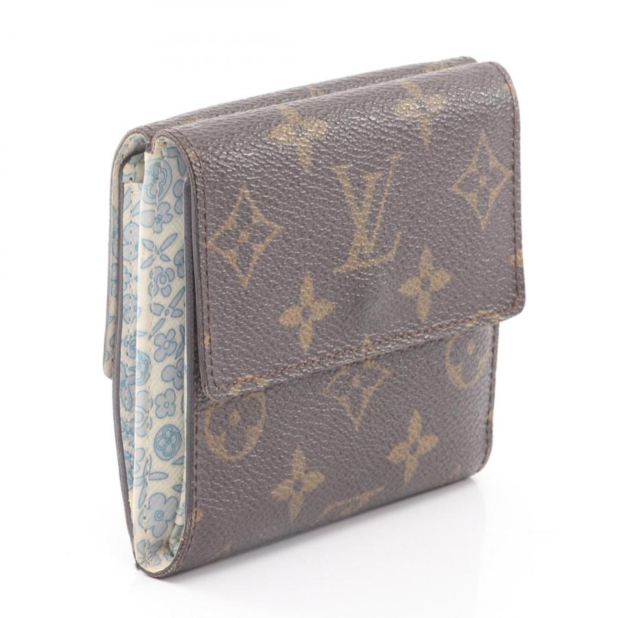 LOUIS VUITTON ルイ・ヴィトン Wホック財布 ポルトフォイユ エリーズ モノグラムフルリ ヴィオレ LOUIS VUITTON（ルイ・ヴィトン） ポルトフォイユ エリーズ モノグラム