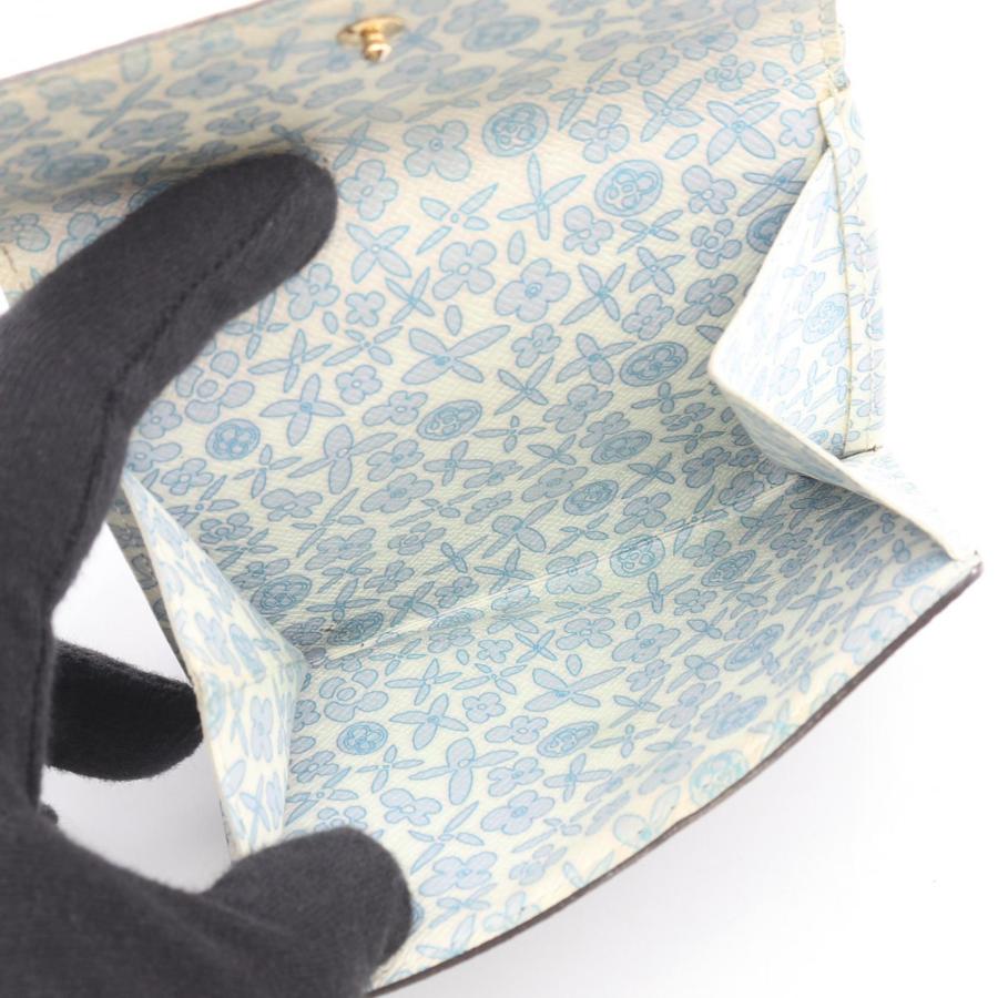 LOUIS VUITTON ルイ・ヴィトン Wホック財布 ポルトフォイユ エリーズ モノグラムフルリ ヴィオレ LOUIS VUITTON（ルイ・ヴィトン） ポルトフォイユ エリーズ モノグラム