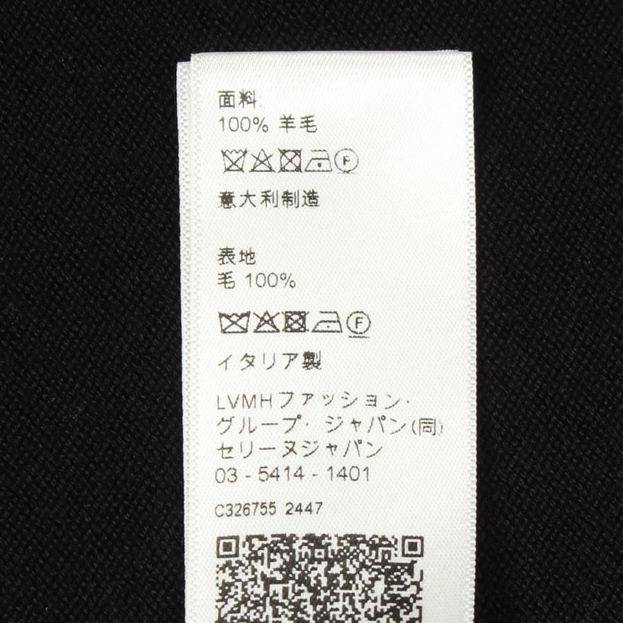 セリーヌ トリオンフ 刺繍 クルーネック セーター ブランドオフ CELINE ウール ニット 中古 メンズ_3