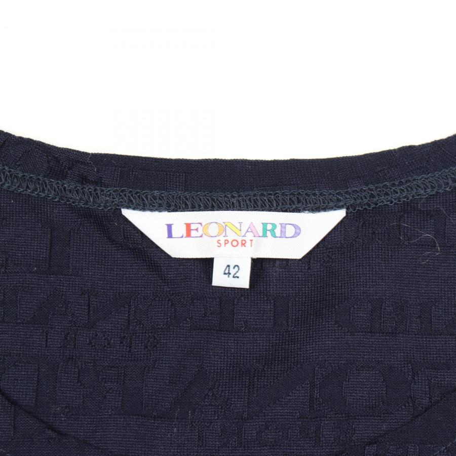 レオナールスポーツ ロゴ総柄 ラインストーン ブランドオフ LEONARD