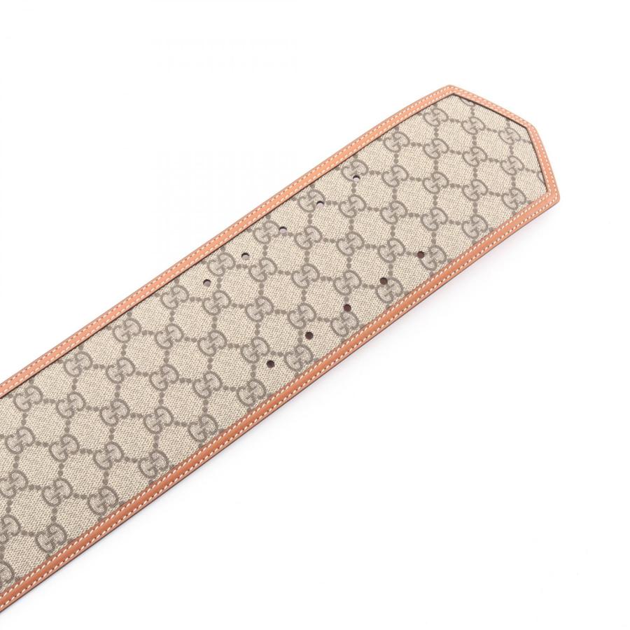 グッチ GGスプリーム ブランドオフ GUCCI レザー ベルト 中古 レディース_2