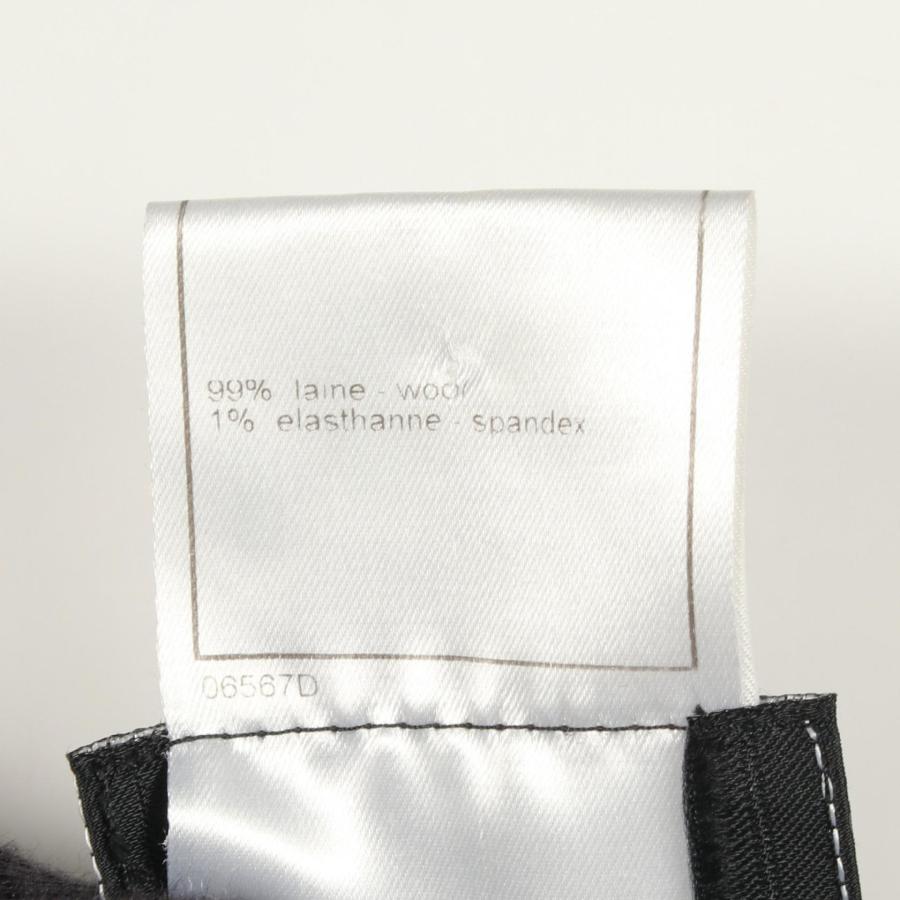 シャネル ココマークボタン 半袖 ブランドオフ CHANEL ウール ワンピース 中古 レディース_3