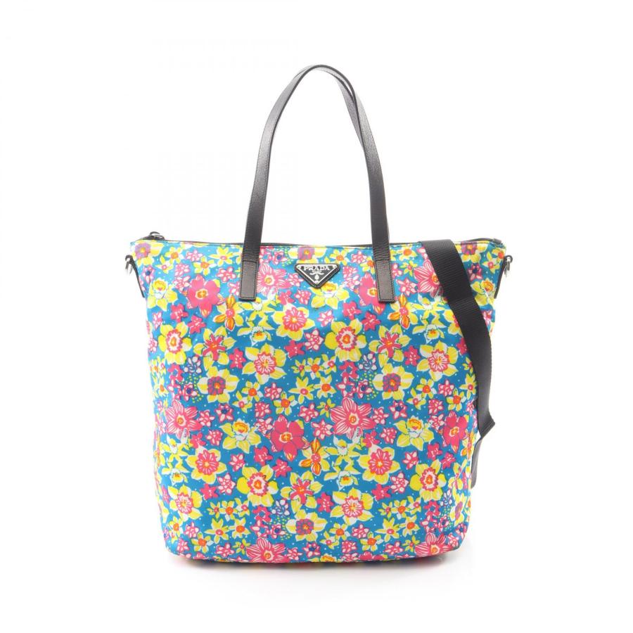 PRADA（プラダ） TESSUTO STAMPAT 花柄 2WAY ブランドオフ ナイロン