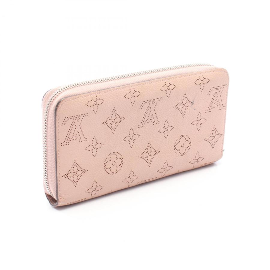 ★美品☆ルイヴィトン 長財布 ジッピーウォレット モノグラムマヒナ マグノリア LOUIS VUITTON（ルイ・ヴィトン） ジッピーウォレット マヒナ