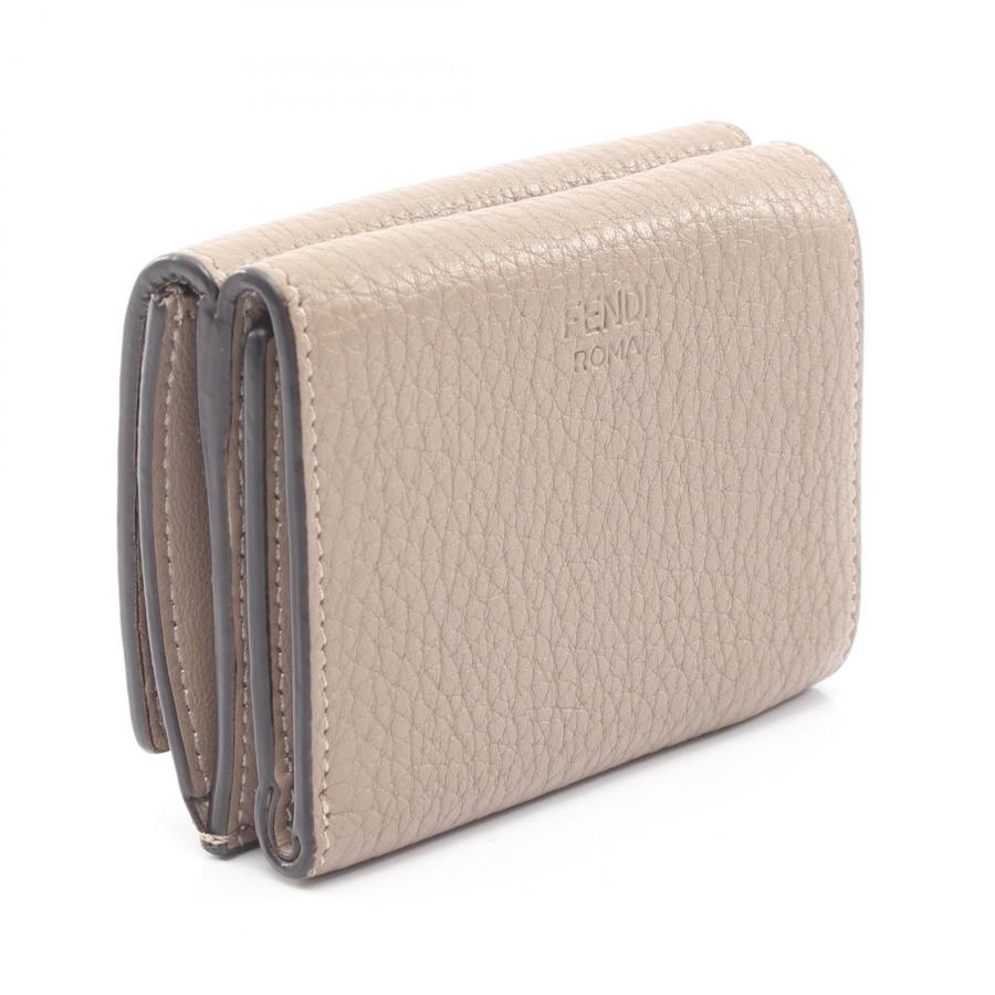 FENDI（フェンディ） PEEKABOO ピーカブー ブランドオフ レザー 三