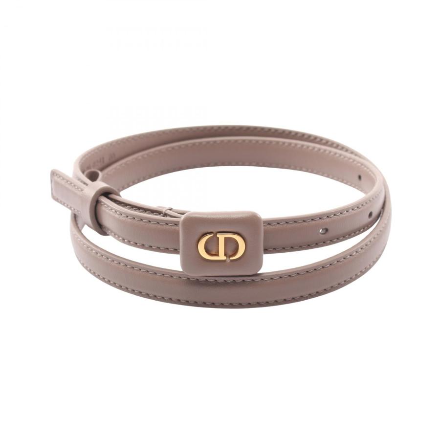 ディオール CDロゴ ミニ ブランドオフ Dior レザー ベルト 中古